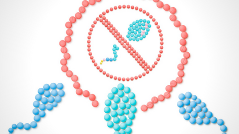 Access denied sperm illustration.