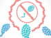 Access denied sperm illustration.