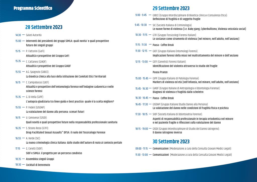 Programma Intergruppi